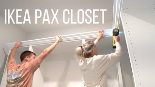 IKEA PAX Closet  Home With Stefani [upl. by Amasa774]