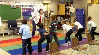 Action Words Part 1 Classroom Physical Activity Breaks [upl. by Surtemed]