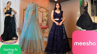 Meesho Latest Trendy Lehenga Haul Specially For Festive amp Wedding Session [upl. by Neesay828]