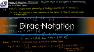 Introduction to Dirac Notation [upl. by Hui895]