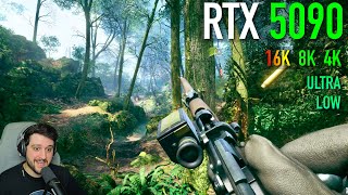 The RTX 5090 in BATTLEFIELD 1  Absolute Blast  4K 8K 16K [upl. by Rochette]