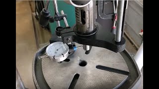 Drill Press Setup P2 Arbor amp Runout Adjustments [upl. by Jahdal]