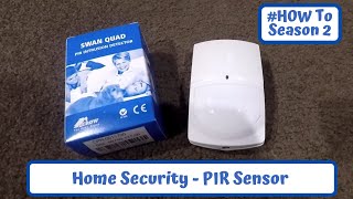 How To Wire a Security PIR Sensor [upl. by Esele]