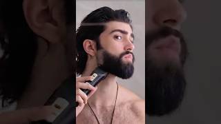 FROM FULL BEARD TO CLEAN SHAVEN IN 1 MINUTE  shorts [upl. by Ettezus]