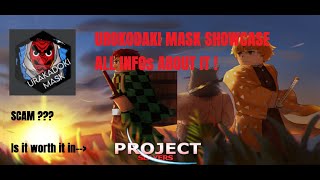 Urokodaki Mask 👺 SHOWCASE in Project Slayers [upl. by Okire693]