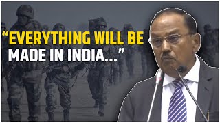 NSA Ajit Doval Atmanirbhar Bharat Vision at BSF Investiture Ceremony [upl. by Neeoma287]