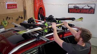 Yakima FatCat EVO Snowsports Mount Product Tour amp Installation [upl. by Attenehs]