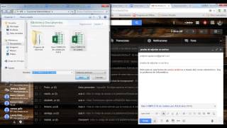 Adjuntar archivos a correo gmail [upl. by Gnik943]
