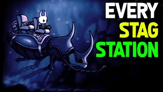 Every Stag Station in Hollow Knight  Detailed Guide [upl. by Sewell184]