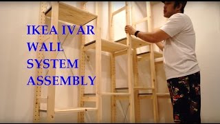 IKEA IVAR System Shelves Full Assembly and Review [upl. by Lukin]