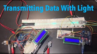 Arduino Fiber Optics  Transmitting Numbers Using Light [upl. by Lightfoot]