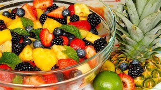 Fruit Salad with Dressing [upl. by Grimbald]