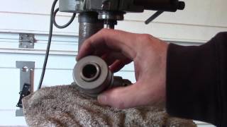 How To Remove Drill Press Chuck Rockwell Delta [upl. by Notlef]