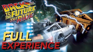 Back To The Future The Ride  FULL Experience [upl. by Oirad505]