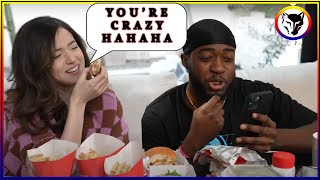 JIDION amp POKIMANE MUKBANG  W RIZZ [upl. by Telfer13]