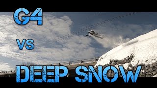 15 Scale Rc Snowmobile  G4 Deep Snow Testing [upl. by Ingar]