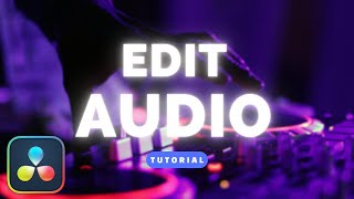 How To Edit Audio In Davinci Resolve 19 tutorial [upl. by Tine]