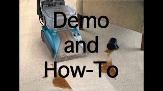 Hoover SteamVac with Clean Surge Demo and HowTo [upl. by Johiah]