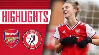 Miedema scores 6 and assists 4  Arsenal Women 111 Bristol City  Highlights [upl. by Rolando462]