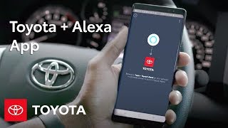 How To Use Toyota  Alexa App  Toyota [upl. by Kimmel961]