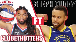 Globetrotters Teach Stephen Curry New Plays  Harlem Globetrotters [upl. by Llehsar]