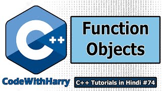 Function Objects Functors In C STL  C Tutorials for Beginners 74 [upl. by Eilsel]