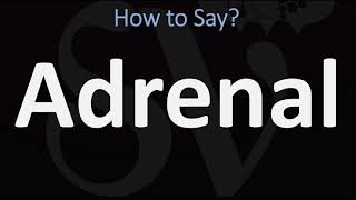 How to Pronounce Adrenal CORRECTLY [upl. by Remle145]