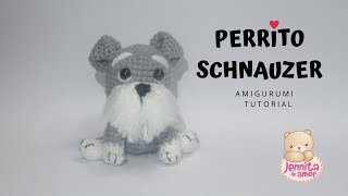 PERRITO SCHNAUZER Amigurumi Tutorial paso a paso Patrón en Descripción  amigurumis [upl. by Seldon606]