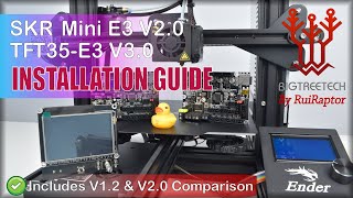 SKR Mini E3 V20  TFT35 Installation Guide  BLT Upgrade ENDER 3ENDER 3 Pro [upl. by Arrej]