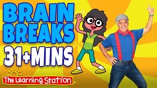 Brain Breaks ♫ Action Songs and Dance Songs for Kids Playlist ♫ Move and Freeze ♫ Kids Songs [upl. by Pollitt659]