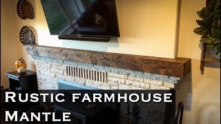 How to build a fireplace mantel [upl. by Philander]