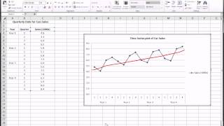 Excel  Time Series Forecasting  Part 1 of 3 [upl. by Goar182]