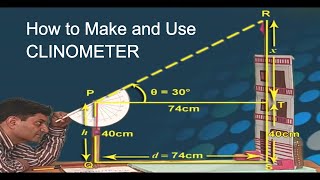 How to make and use Clinometer [upl. by Dehnel]