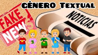 Gênero Textual Notícia  TEXTO JORNALÍSTICO [upl. by Ylerebmik]