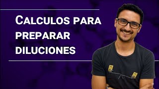 Cálculos para hacer diluciones [upl. by Cutty]