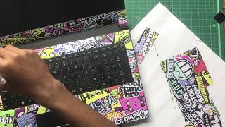 Make your boring laptop look Fabulous  JUST WRAP 2 [upl. by Yartnoed340]