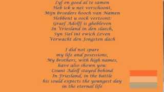 NEW VERSION The Wilhelmus  Full 15 verses translated into English [upl. by Loutitia912]