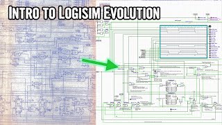 Intro to Logisim Evolution the free and ohsogood logic simulation software [upl. by Ernestus30]