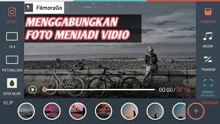 CARA MENGGABUNGKAN FOTO MENJADI VIDIO  MUSIK [upl. by Araiet868]