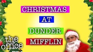 Christmas at Dunder Mifflin  The Office US [upl. by Louisette304]