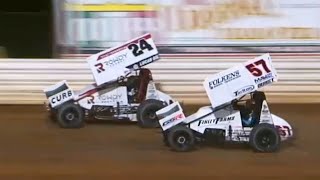 Kyle Larson vs PA Posse at Port Royal  410 Sprint Car Feature  2021 PA Speedweek [upl. by Nosreve]