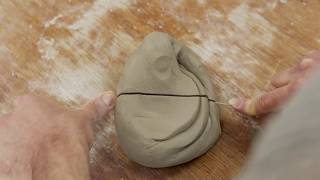 Kneading and Preparing Clay [upl. by Yleek]