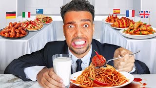 EATING THE SPICIEST FOOD FROM EVERY COUNTRY EUROPE EDITION [upl. by Anasus26]