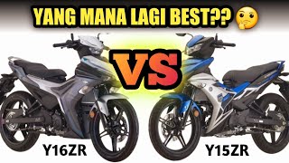 Perbezaan Y16ZR dan Y15ZR  COMPARISON [upl. by Ynaffets971]