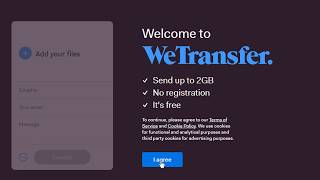 How to use WeTransfer file transfer service [upl. by Ilagam752]