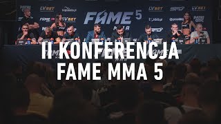 FAME MMA 5 II Konferencja [upl. by Keg823]