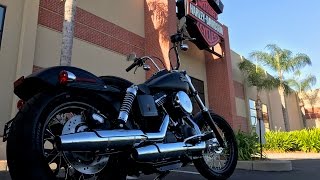 2017 HarleyDavidson Dyna Street Bob FXDB│Review amp Test Ride│All the Details [upl. by Ellenuahs]