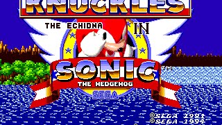 Knuckles the Echidna in Sonic the Hedgehog  Walkthrough [upl. by Pain]