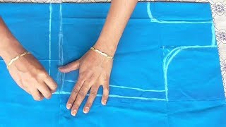 simple blouse cutting video in Tamil [upl. by Lethia]