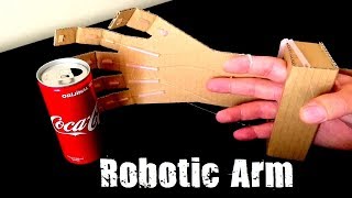 Kartondan Robotik Kol Nasıl Yapılır  How to Make a Robotic Arm at Home out of Cardboard [upl. by Kreiker821]